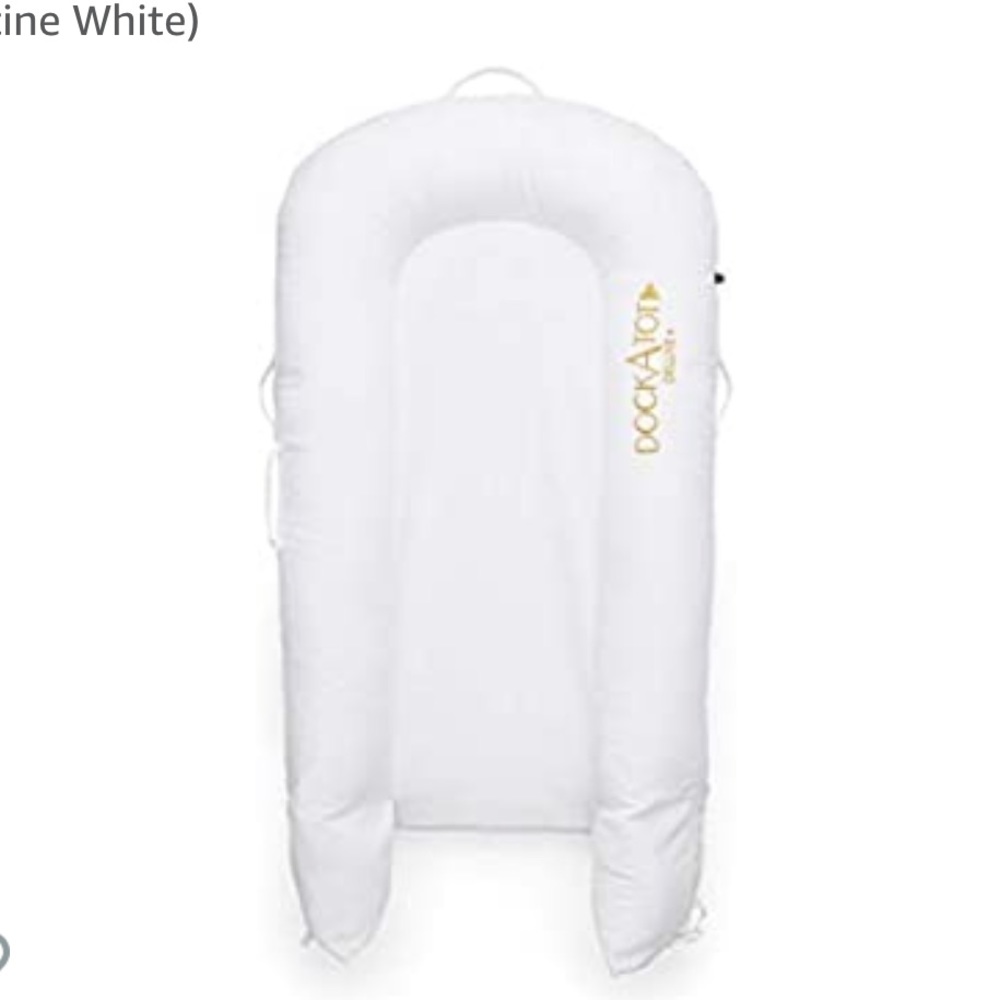DockATot Deluxe+ White Infant Lounger - Picture 2 of 8